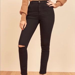 Reformation Black Jeans